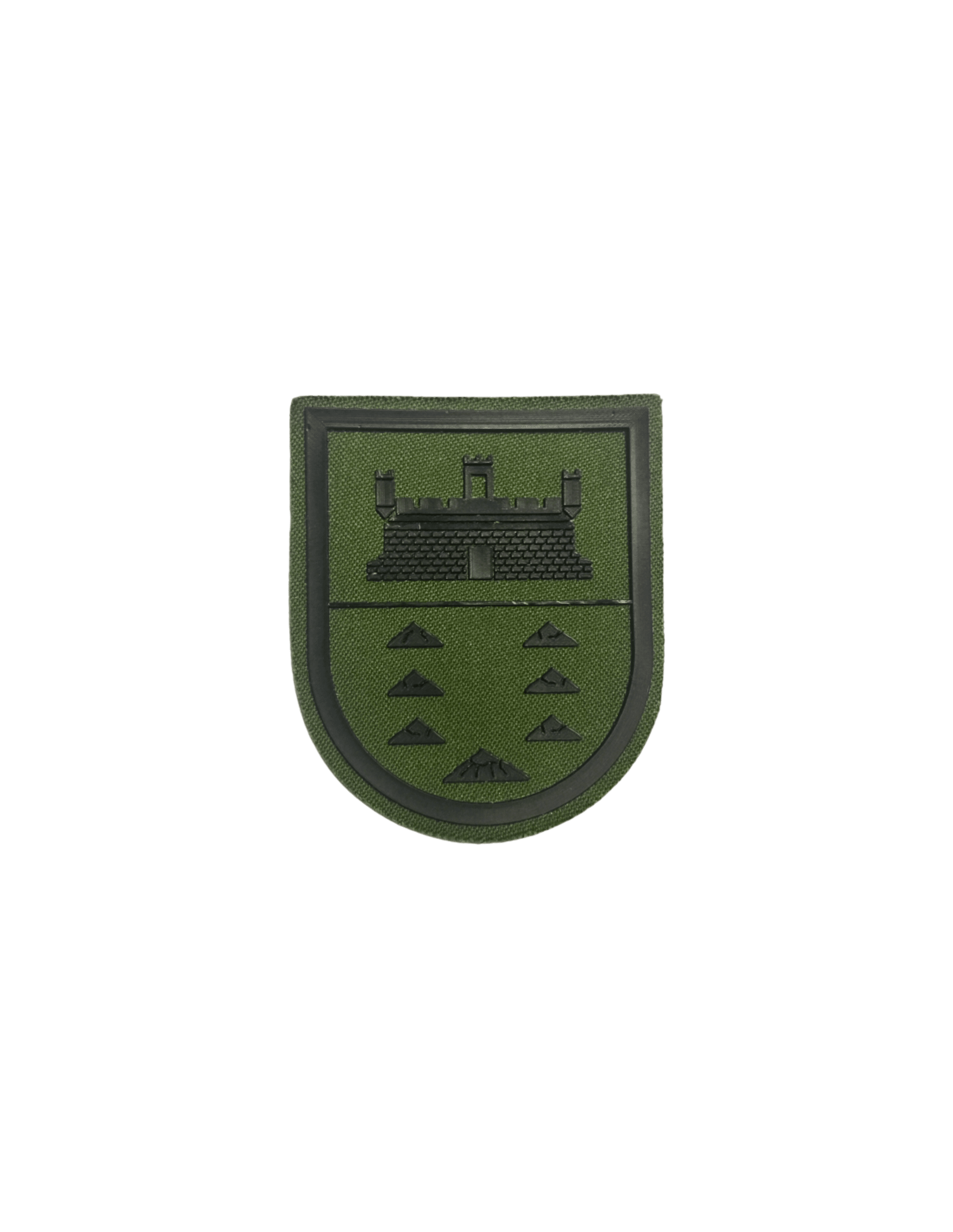 PARCHE DE BRAZO INFANTERÍA LIGERA "CANARIAS XVI" VERDE - 1