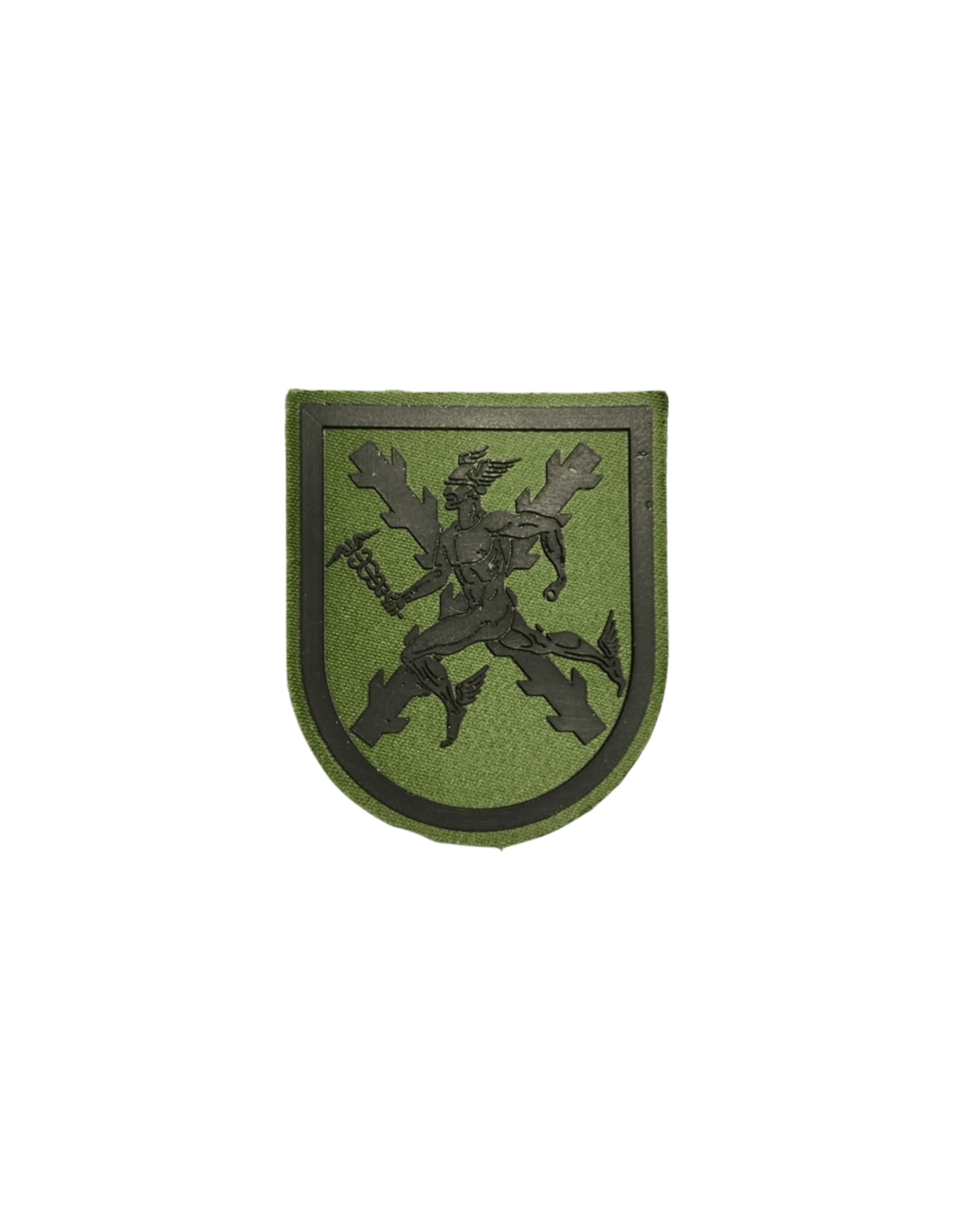 PARCHE DE BRAZO BRIGADA TRANSMISIONES VERDE - 1