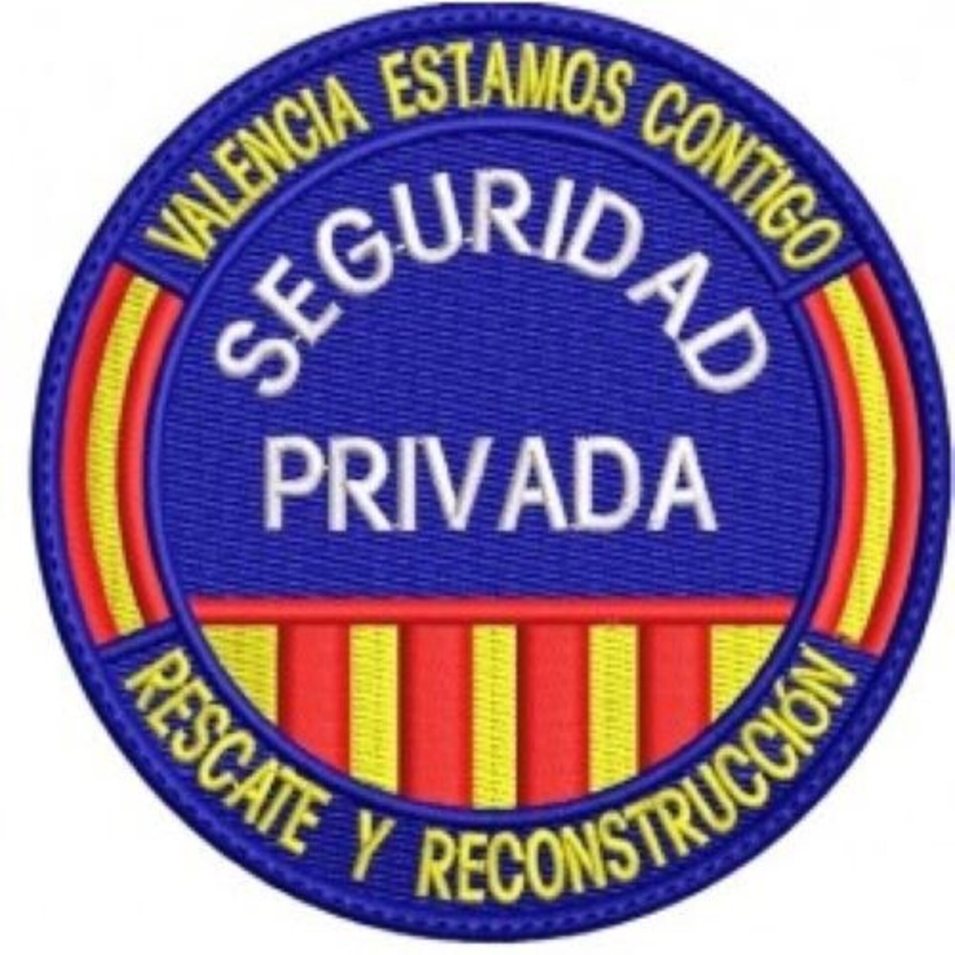 PARCHE BORDADO SEGURIDAD PRIVADA - RESCATE Y RECONSTRUCCIÓN - 1