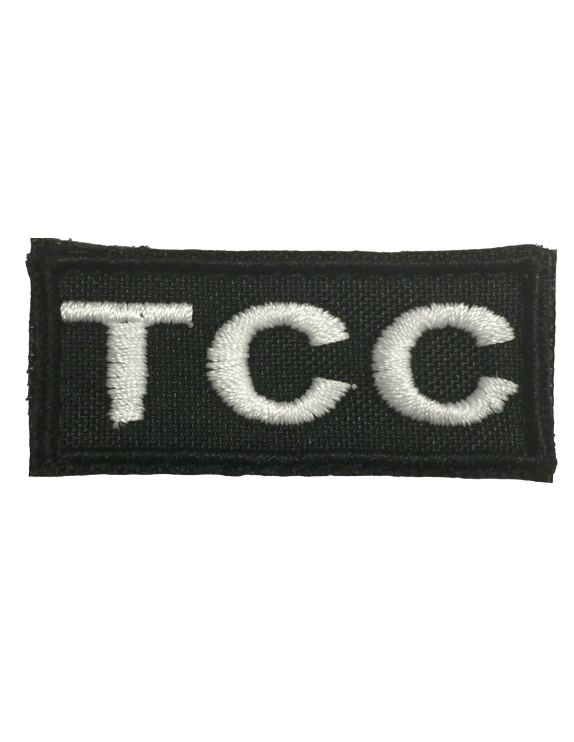 PARCHE DE PECHO TCC NEGRO Y BLANCO - 1