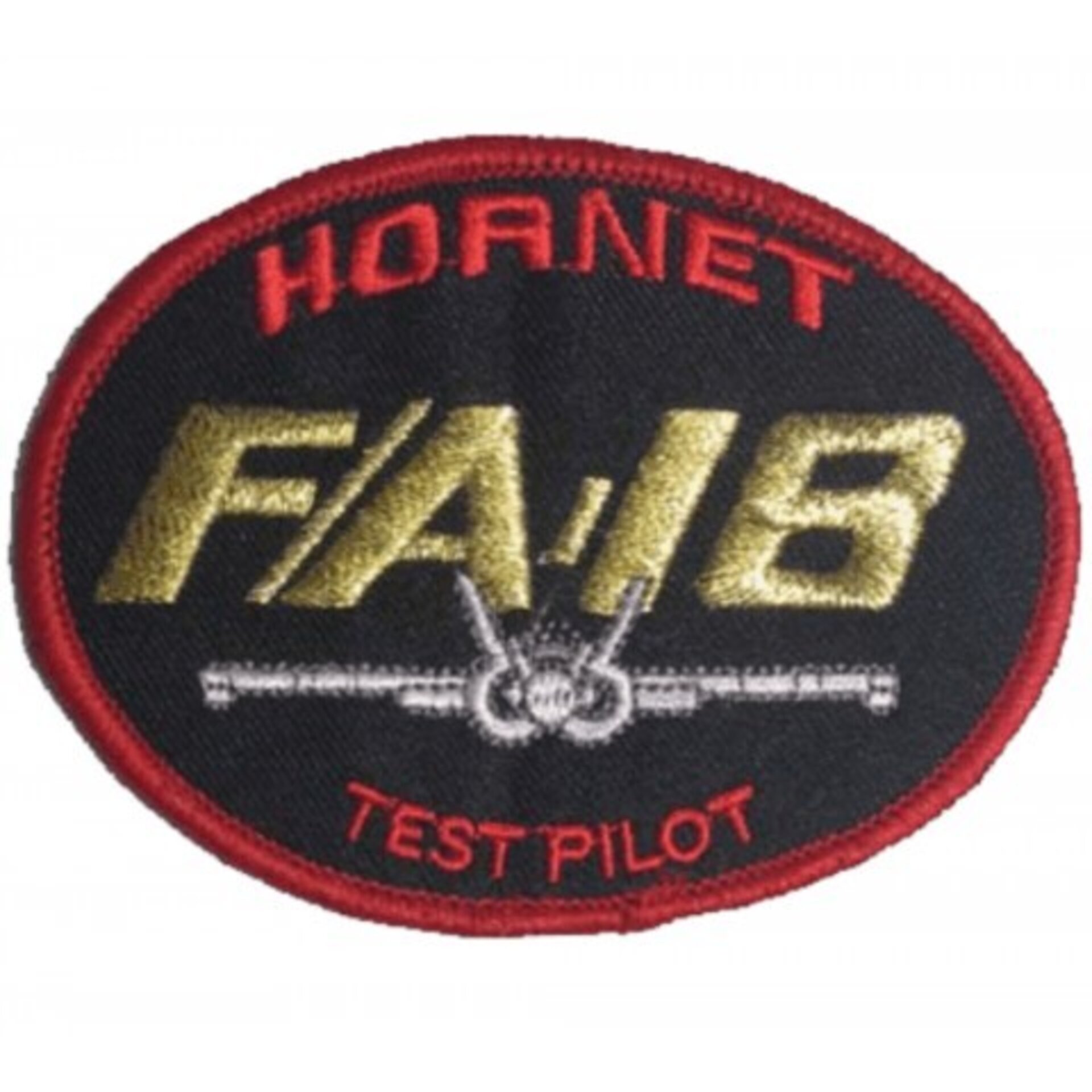 Parche F/A 18 Hornet Test Pilot escudo bordado - 1