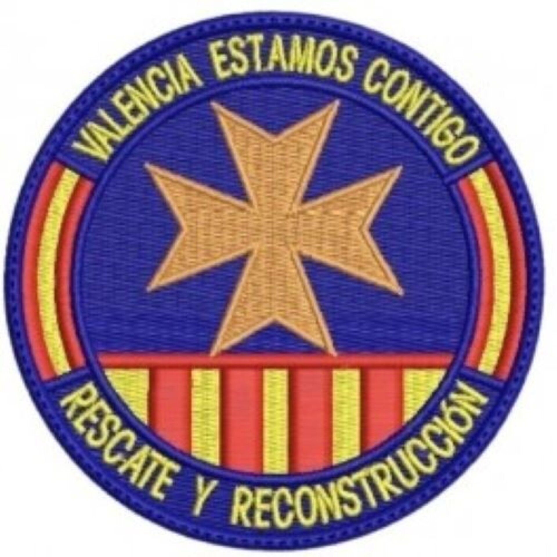 PARCHE BORDADO SANITARIOS - RESCATE Y RECONSTRUCCIÓN - 1